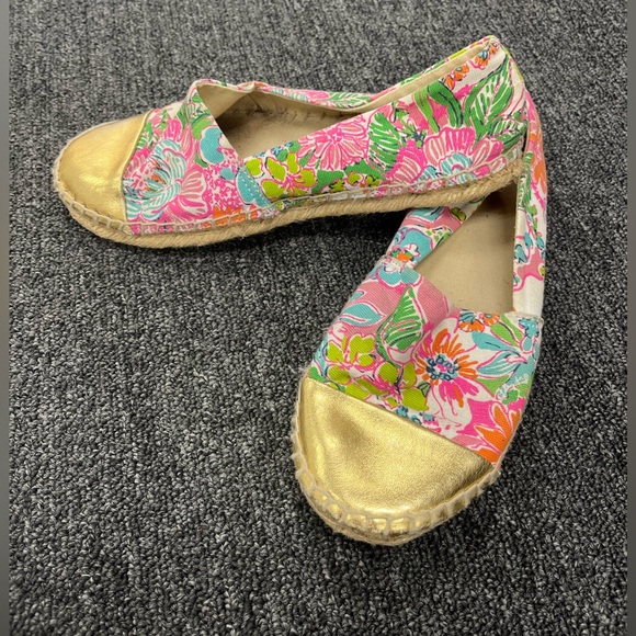 Lilly Pulitzer size 7.5 espadrilles